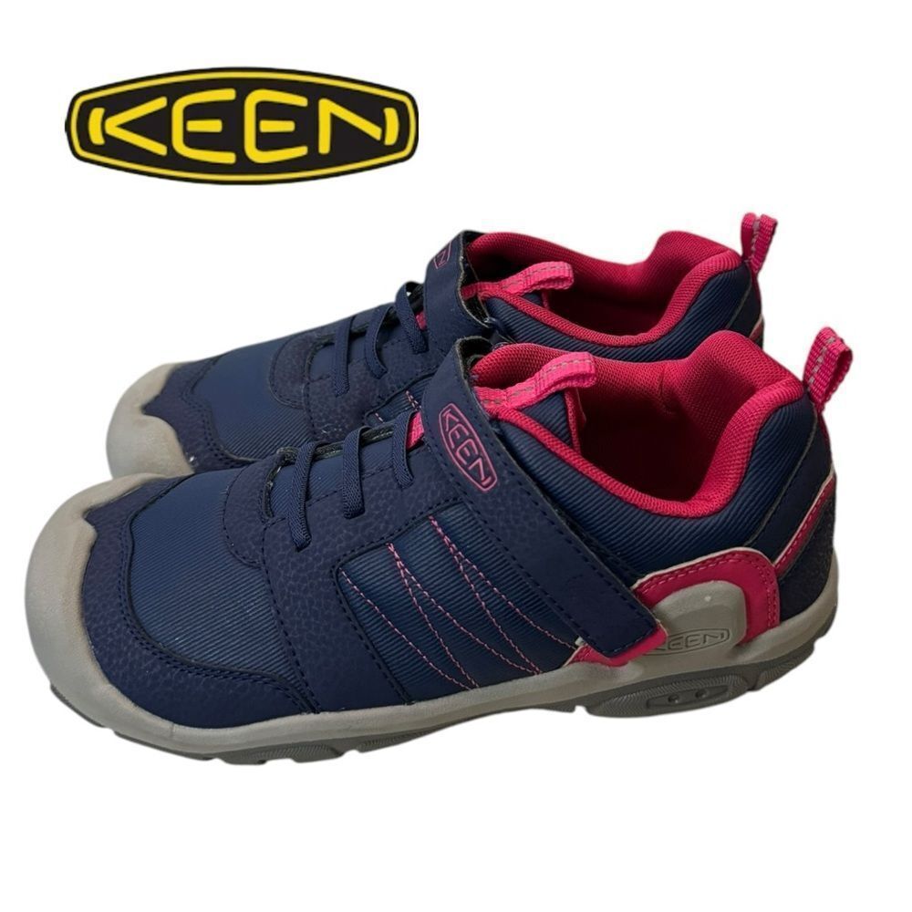 New KEEN Big Kids' Knotch Peak Easy Close Youth Sneakers 6